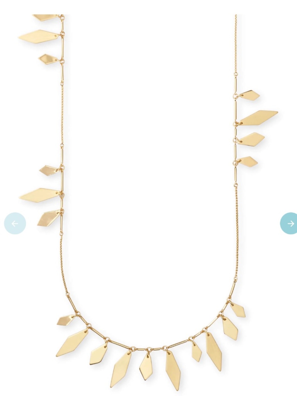 Kendra Scott Blaine Long Necklace Gold